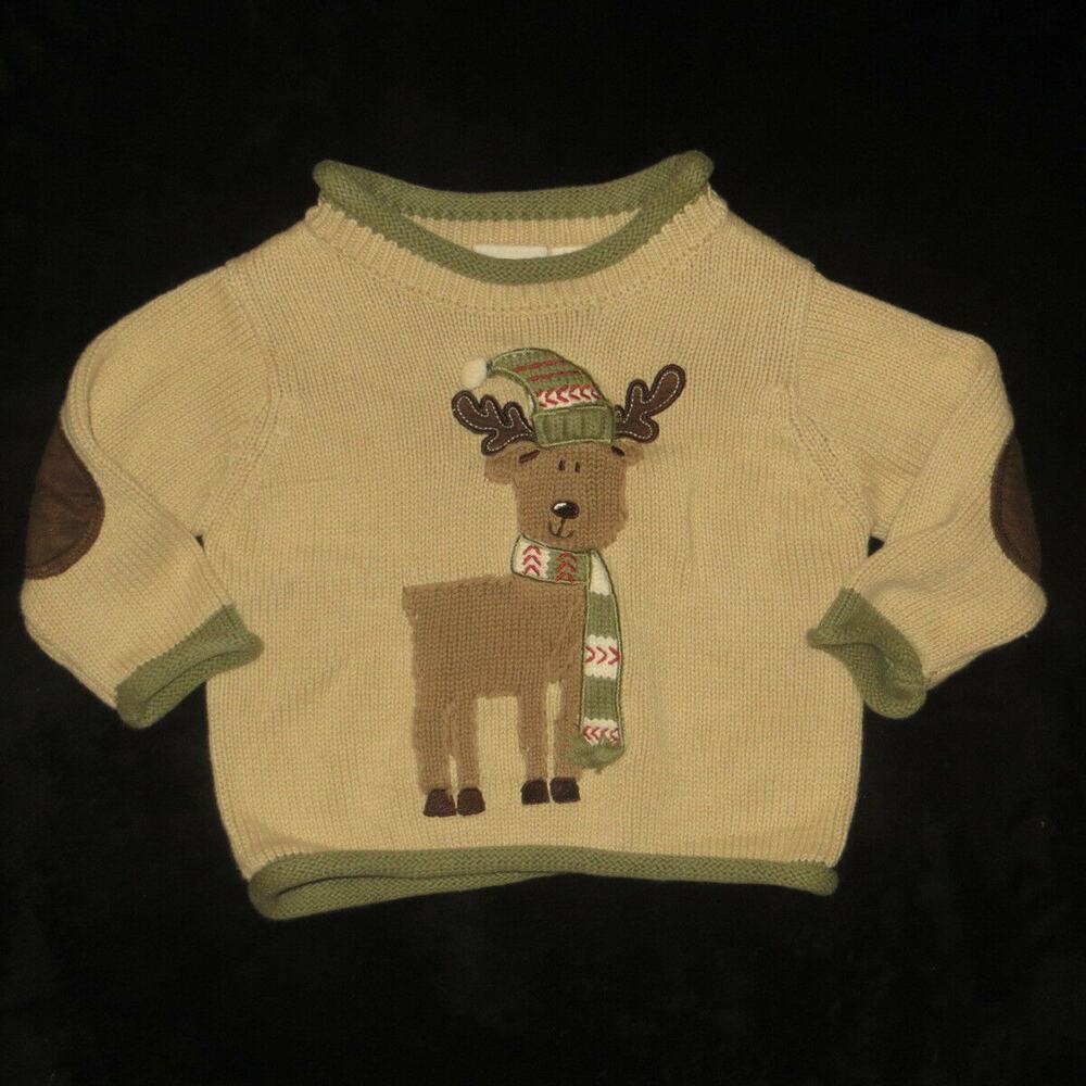 Skyr Reindeer Deer Sweater Size 12 Months